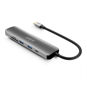 USB elosztó-HUB USB-C/USB 3.0/HDMI/SD/mSD URBAN FACTORY