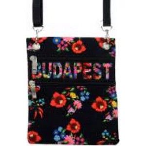 Útlevél táska Női Budapest női Budapest feliratos Virág-J Magyaros termék