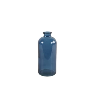 Váza üveg kék Bottle rd Dawn S blue SDDST