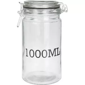 Üveg csatos 1000ml tároló üveg
