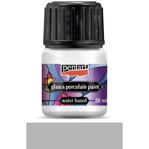 Üveg és Kerámiafesték Pentart 30ml - ezüst Pentart