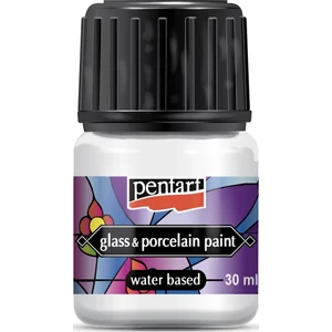 Üveg és Kerámiafesték Pentart 30ml - fehér Pentart