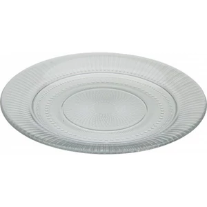 Tányér Üveg tányér 20cm HELLUR