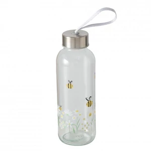 Üveg útipalck 420ml méhecskés