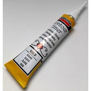 Üvegfesték Pentart kontúrozó 20ml, arany PENTART