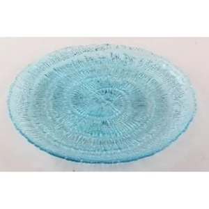 Üvegtál 28cm Norma áttetsző égkék