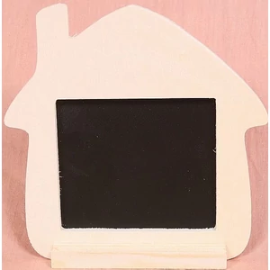 Fa Üzenő tábla házikó formájú 15x15, 2cm