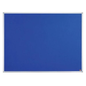 Üzenőtábla alumínium keret 120x90cm NOBO Essentials kék