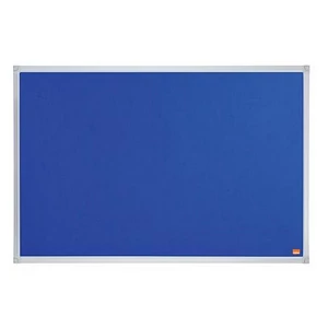 Üzenőtábla alumínium keret 90x60cm NOBO Essentials kék
