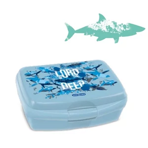 Uzsonnásdoboz Ars Una 24'' Lord of the Deep cápa (5337) 24 52543371 zárható műanyag uzsonnás doboz