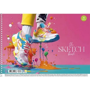 Vázlatfüzet A4 Sholyaryk spirálos,100 g, 30 lap, the Sketch book