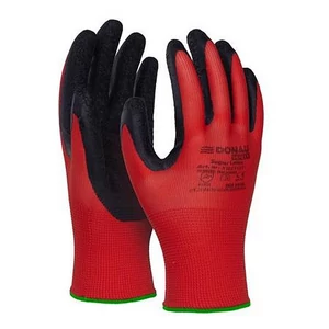 Védőkesztyű latex DONAU Safety" 11/XXL méret piros