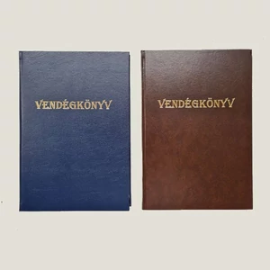 Vendégkönyv A4 Műbőr vegyes