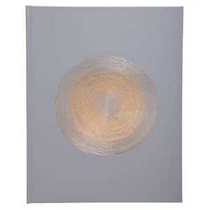 Vendégkönyv Exacompta 27x22 cm, 50 lap, Ellipse, szürke 
