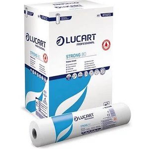 Vizsgálóasztal terítő 2 rétegű 59cm x 80m 1 tekercs LUCART Strong 80 hófehér