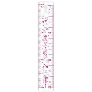 Vonalzó 15cm műanyag Maped Barbie 