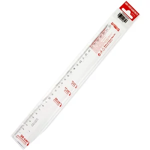 Vonalzó 30cm egyenes Koh-I-Noor 742610 műanyag átlátszó