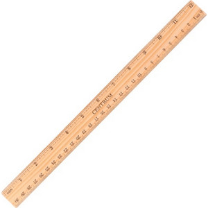 Vonalzó 30cm fa 0