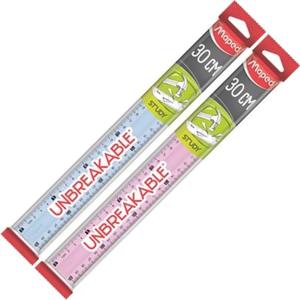 Vonalzó 30cm műanyag Maped Study Unbreakable törhetetlen ve.szín Irodai kiegészítők Maped 245610