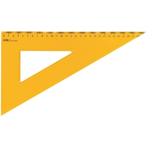 Vonalzó háromszög 60° 32cm Aristo GEOContrast sárga AH22632