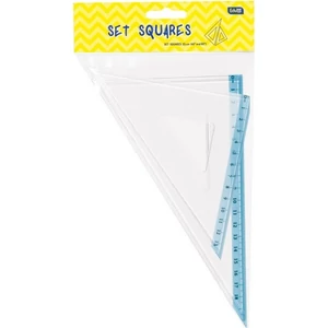 Vonalzókészlet Educa műanyag, 25cm 2db-os(45/60°) iskolaszezonos termék