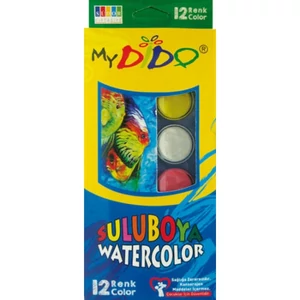 Vízfesték 12-es MYDIDO 24mm-es nagygombos 