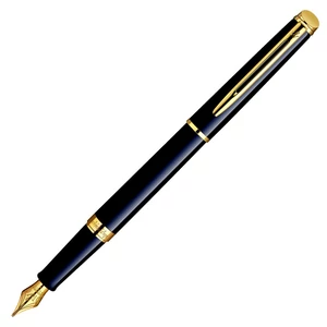 Waterman Hemisphere töltőtoll S0920610 lakk fekete arany klipsz Hemisphere Laque black GT FP prémium min