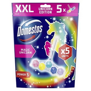 WC frissítő blokk 5db-os DOMESTOS Power 5 unikornis
