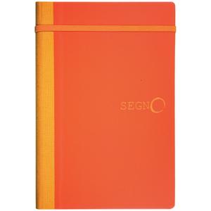 Jegyzetfüzet notes Segno vonalas 13x21 cm Narancs
