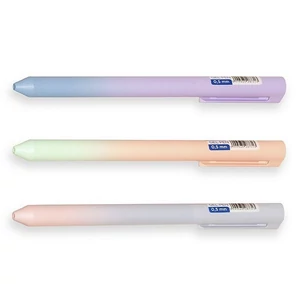 Zselés toll 0,5 mm kínáló pohá kék tinta vegyes gradiens minták 