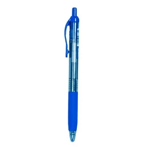 Zselés toll irodai 0,5 mm Nebu kék tinta, kék tolltest 