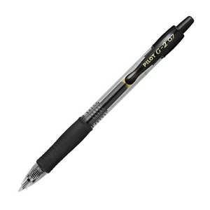 Zseléstoll 0,32mm Pilot nyomógombos, G-2, fekete 