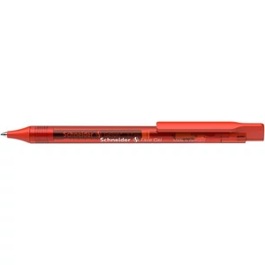 Zseléstoll 0,4mm Schneider Fave Gel, piros nyomógombos