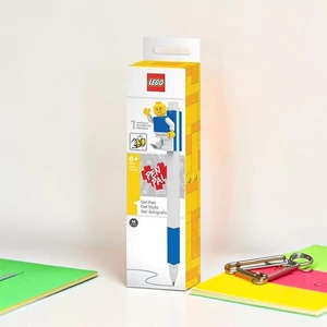 Zseléstoll, 0,7 mm LEGO kupakos, mini figurával kék