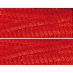 Zsenília 6mm intenzív piros 6x300mm, 10db/csomag