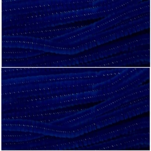 Zsenília 6mm sötétkék 6x300mm, 10db/csomag