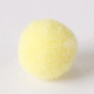 Zsenília pompon sárga 1 cm, 100 db / csomag