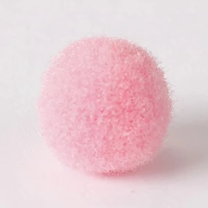 Zsenília pompon világos rózsaszín 1 cm, 100 db / csomag