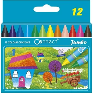 Zsírkréta 12 Connect készlet jumbo 12 db különböző színű zsírkréta