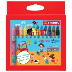 Zsírkréta 12 Stabilo Yippy-wax 12színű Írószerek Stabilo 2812PL