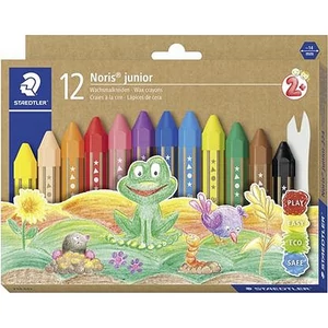 Zsírkréta 12 Staedtler vastag, hatszögletű Noris Junior Zsírkréták