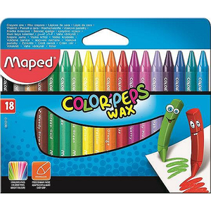 Zsírkréta 18 Maped Color Peps Wax viasz 18színű Írószerek Maped 861012