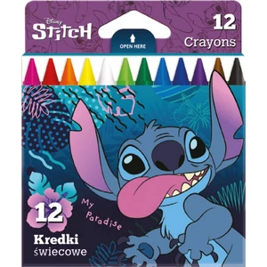 Zsírkréta Stitch kerek 12szín Colorino