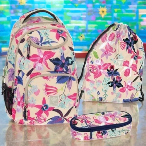 Ars Una 25 Beach flowers iskolatáska szett - Akciós áron!