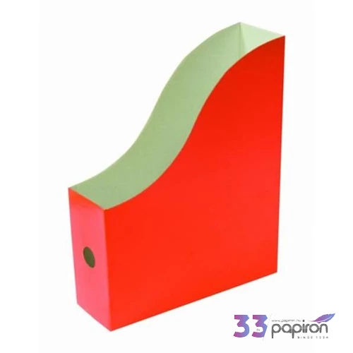 Iratpapucs Fortuna piros 8cm mikrohullámú karton hajtogatós