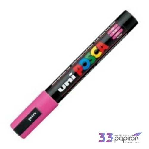 Decormarker UNI-BALL Posca 1, 8-2,5mm vízbázisu akril marker rózsas Írószerek UNI Posca  PC-5M PINK