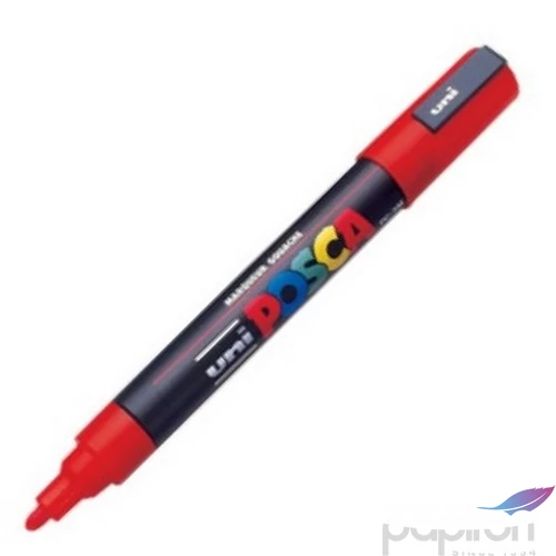 Decormarker Uni POSCA 5M 1, 8-2,5mm vízbázisu piros Írószerek UNI-BALL PC-5M RED