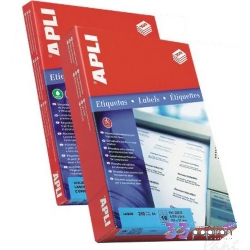 Etikett Apli 105x35 -16-  LCA3137