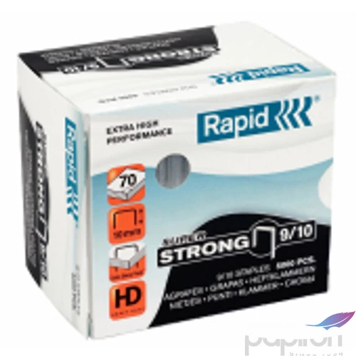 Tűzőkapocs 9/10 Rapid Rapid 9/10 Superstrong horganyzott Rapid 1000db rendelési egység ár 1 dob