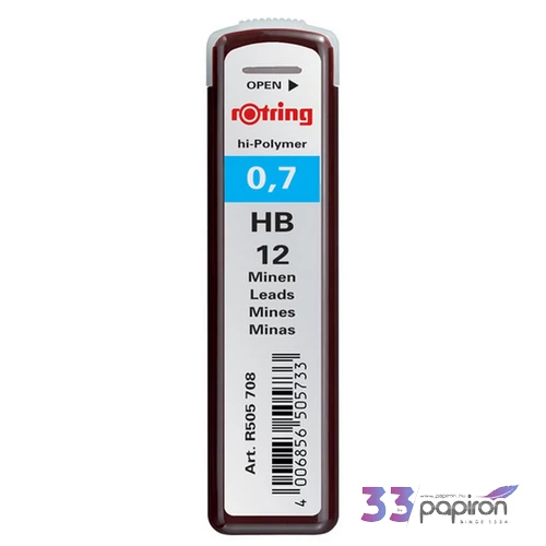 Nyomósironbetét 0,7 HB Tikky Rotring S0312690/R505708N